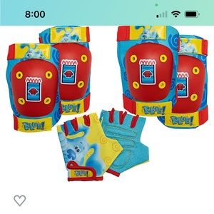 Blue clues toddler knee pads elbow pads gloves